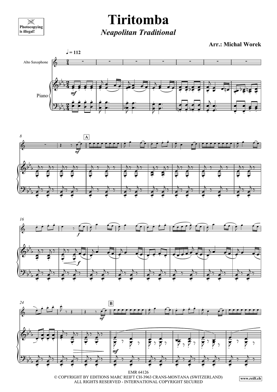 Tiritomba Tiritomba Alto Saxophone scores gallery preview page 4