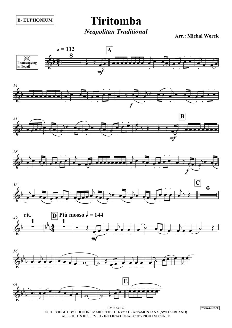 Tiritomba Tiritomba Euphonium scores gallery preview page 3