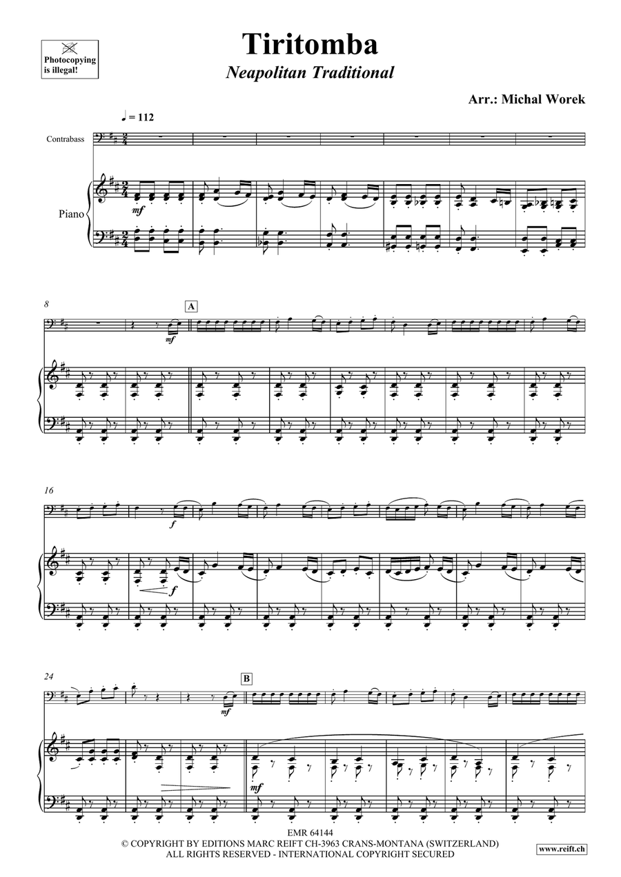 Tiritomba Tiritomba Double Bass scores gallery preview page 4