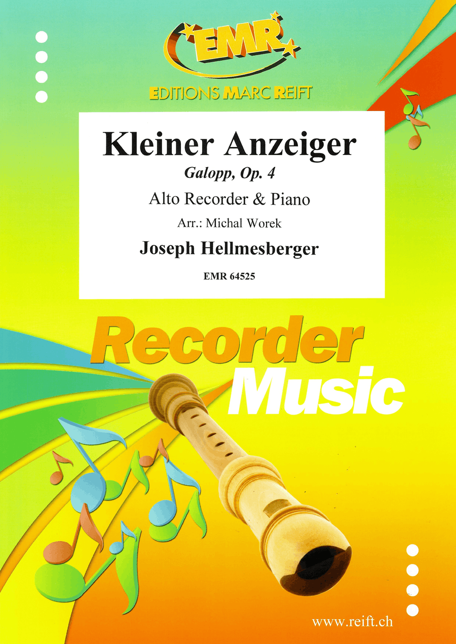 Kleiner Anzeiger Kleiner Anzeiger Alto Recorder scores gallery preview page 1