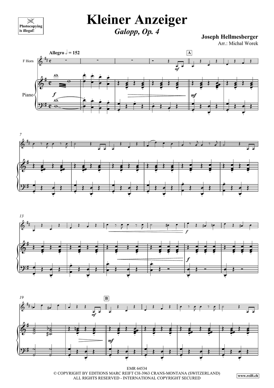 Kleiner Anzeiger Kleiner Anzeiger Horn scores gallery preview page 4