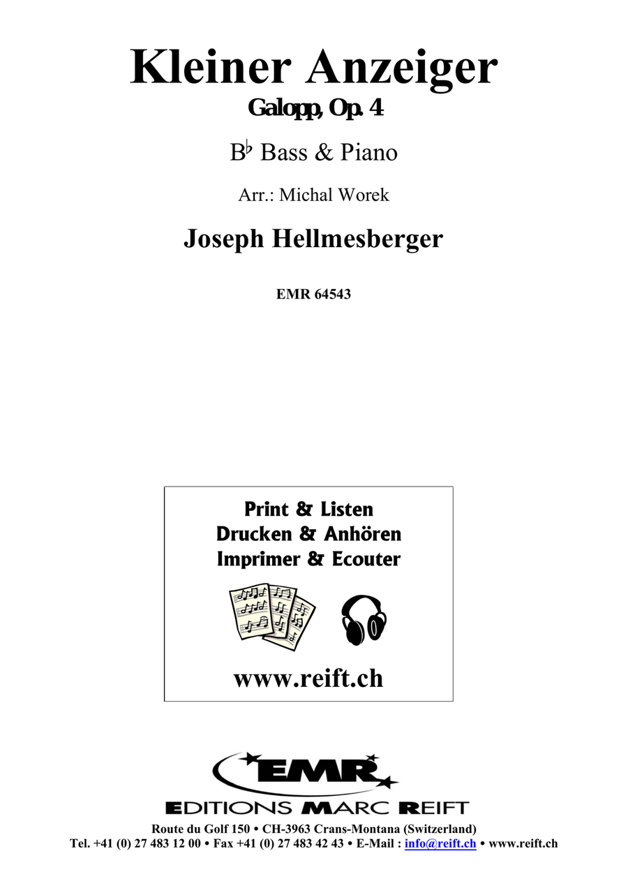 Kleiner Anzeiger Kleiner Anzeiger Voice Solo scores gallery preview page 2