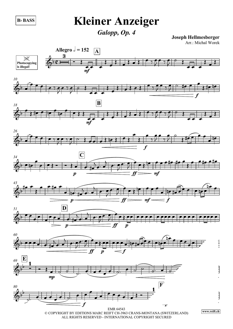 Kleiner Anzeiger Kleiner Anzeiger Voice Solo scores gallery preview page 3