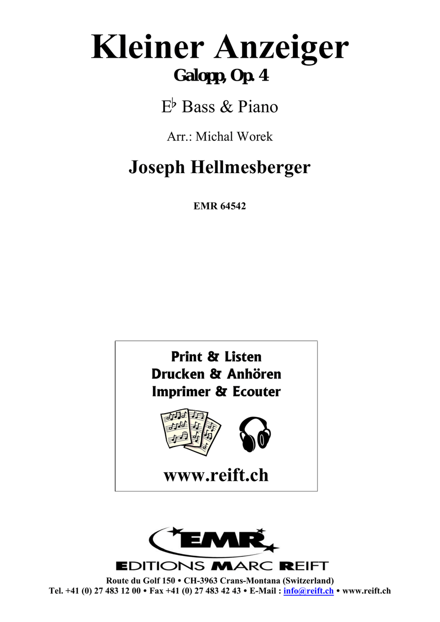 Kleiner Anzeiger Kleiner Anzeiger Voice Solo scores gallery preview page 2