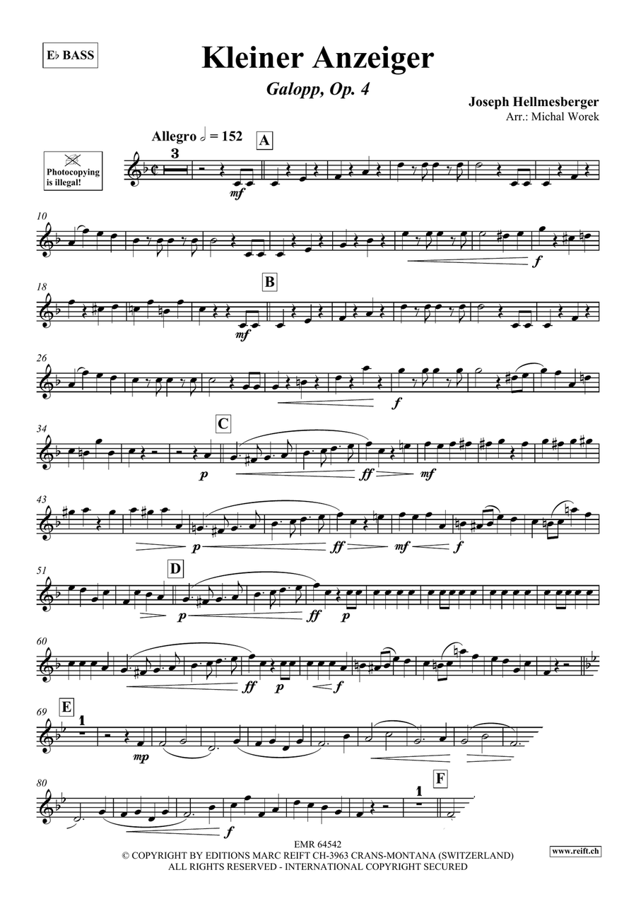 Kleiner Anzeiger Kleiner Anzeiger Voice Solo scores gallery preview page 3