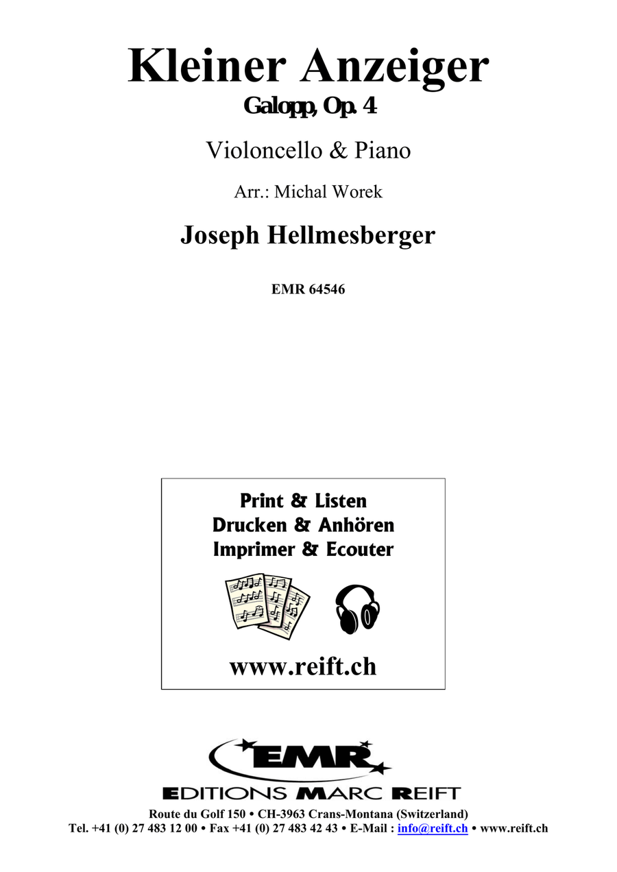 Kleiner Anzeiger Kleiner Anzeiger Piano Accompaniment scores gallery preview page 2