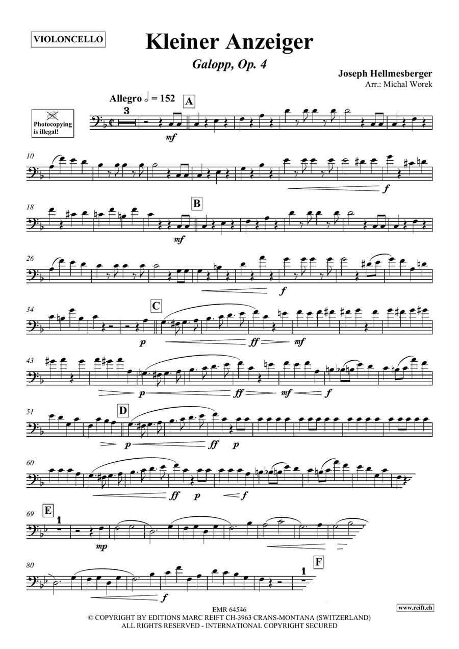 Kleiner Anzeiger Kleiner Anzeiger Piano Accompaniment scores gallery preview page 3