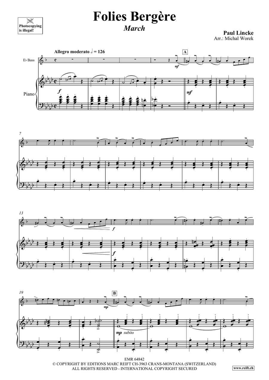 Folies Bergère Folies Bergère Voice Solo scores gallery preview page 4