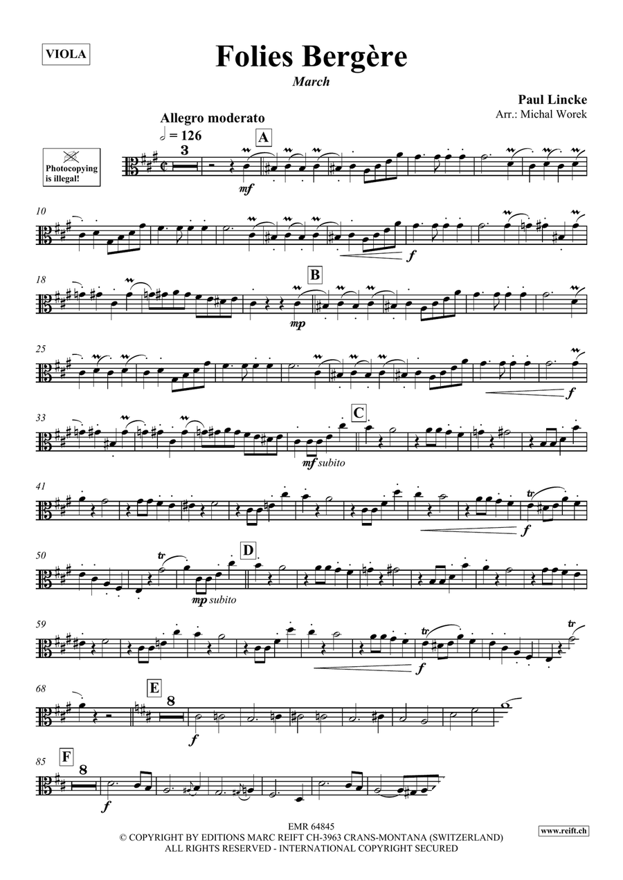 Folies Bergère Folies Bergère Piano Accompaniment scores gallery preview page 3