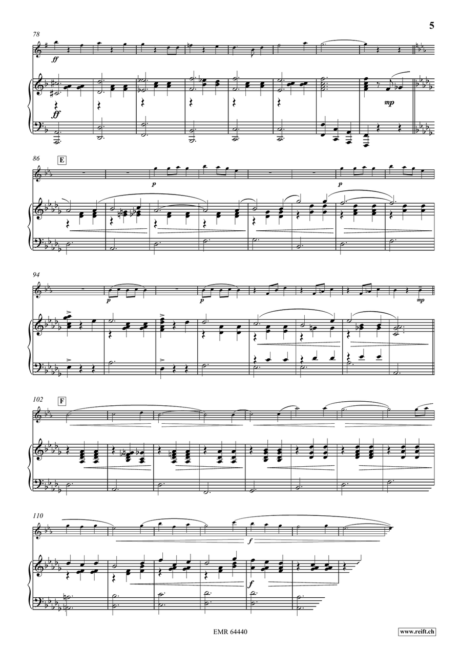 Kavalier Walzer Kavalier Walzer Tenor Saxophone scores gallery preview page 6