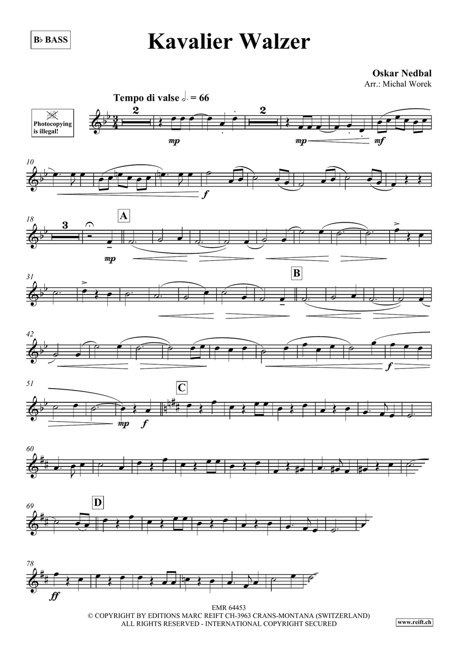 Kavalier Walzer Kavalier Walzer Voice Solo scores gallery preview page 3