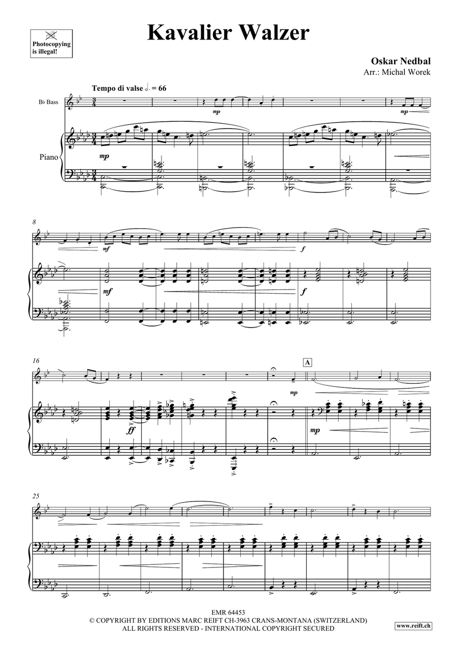 Kavalier Walzer Kavalier Walzer Voice Solo scores gallery preview page 4