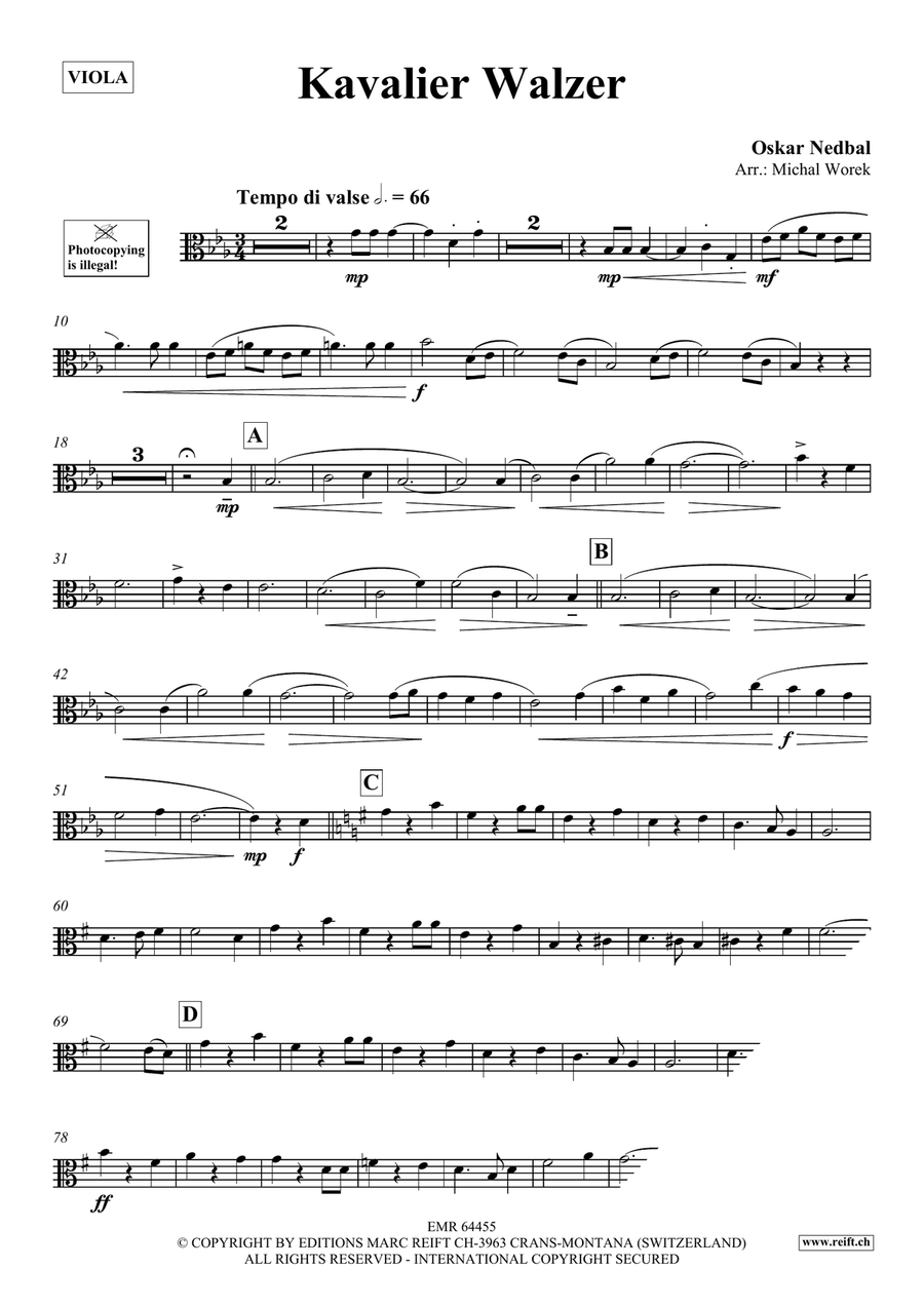 Kavalier Walzer Kavalier Walzer Piano Accompaniment scores gallery preview page 3