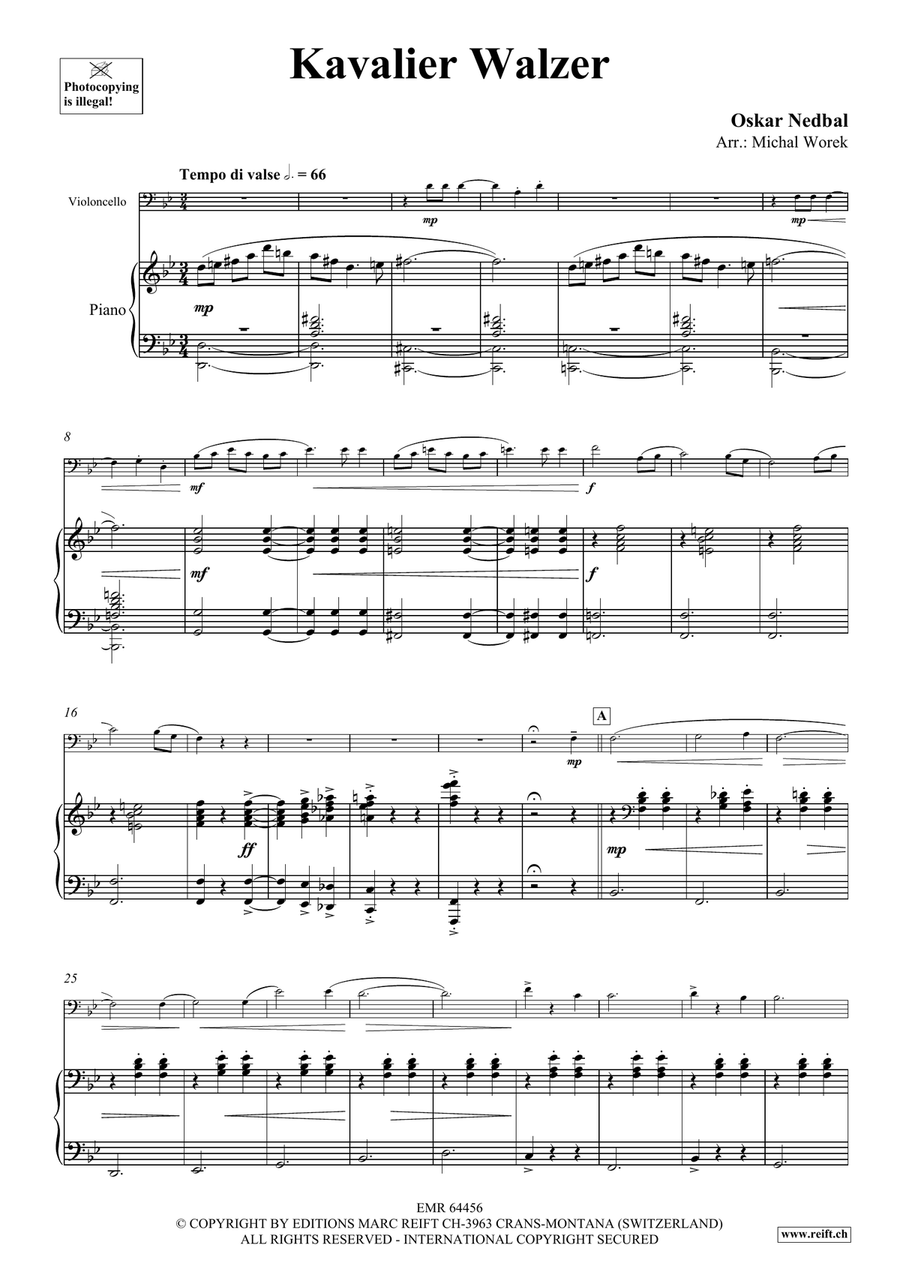 Kavalier Walzer Kavalier Walzer Piano Accompaniment scores gallery preview page 4