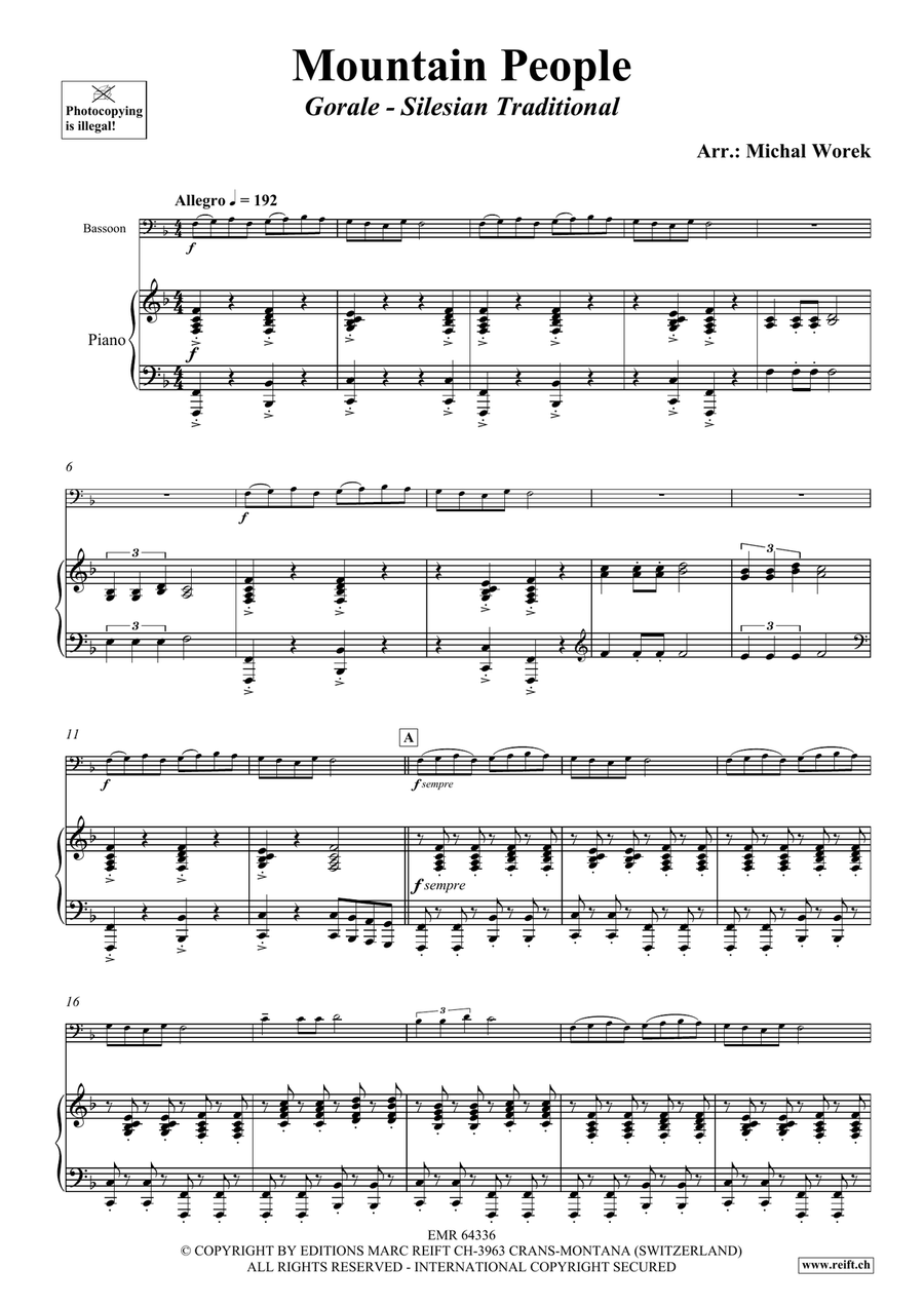Mountain People Mountain People Bassoon Solo scores gallery preview page 4
