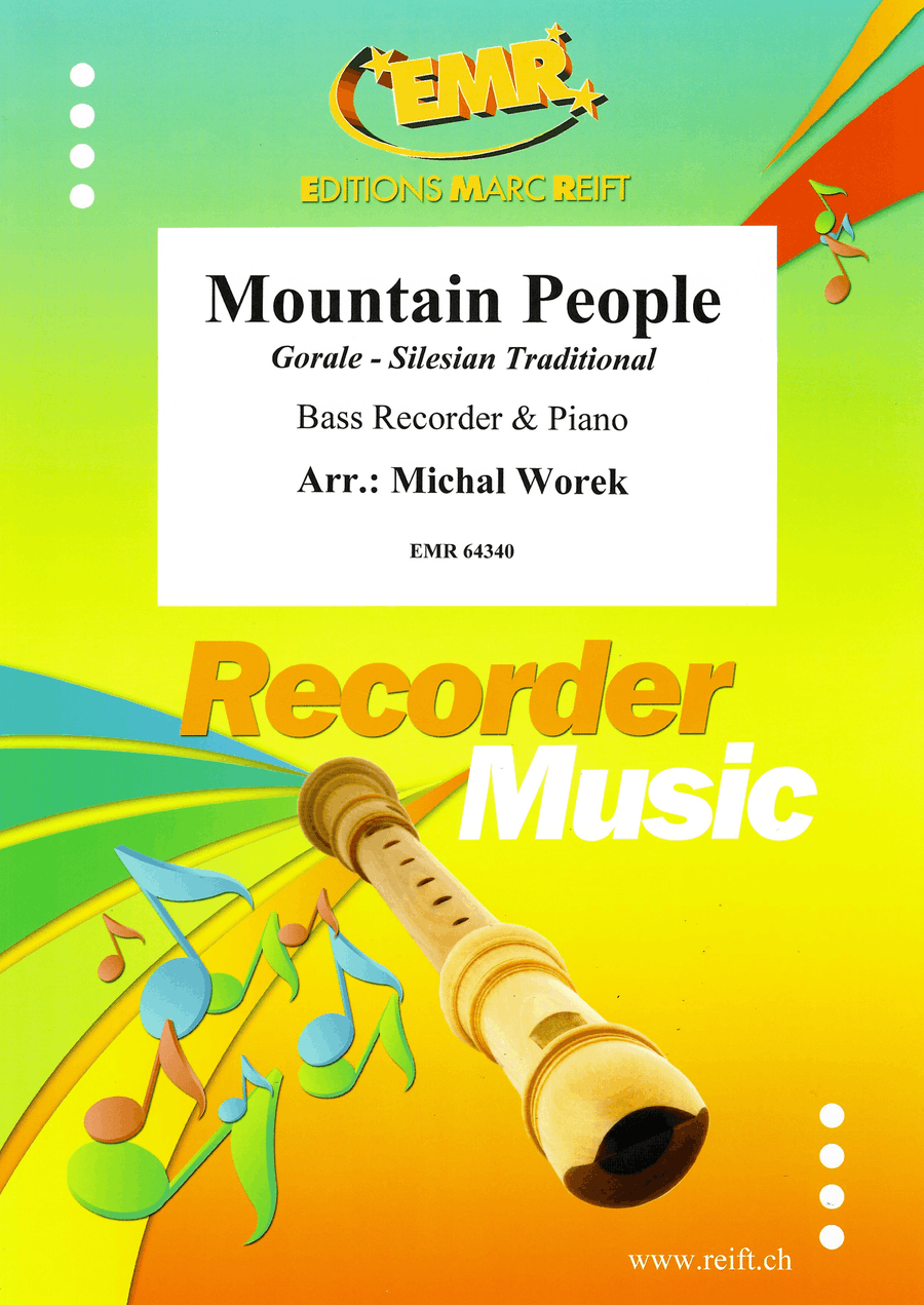 Mountain People Mountain People Bass Recorder scores gallery preview page 1