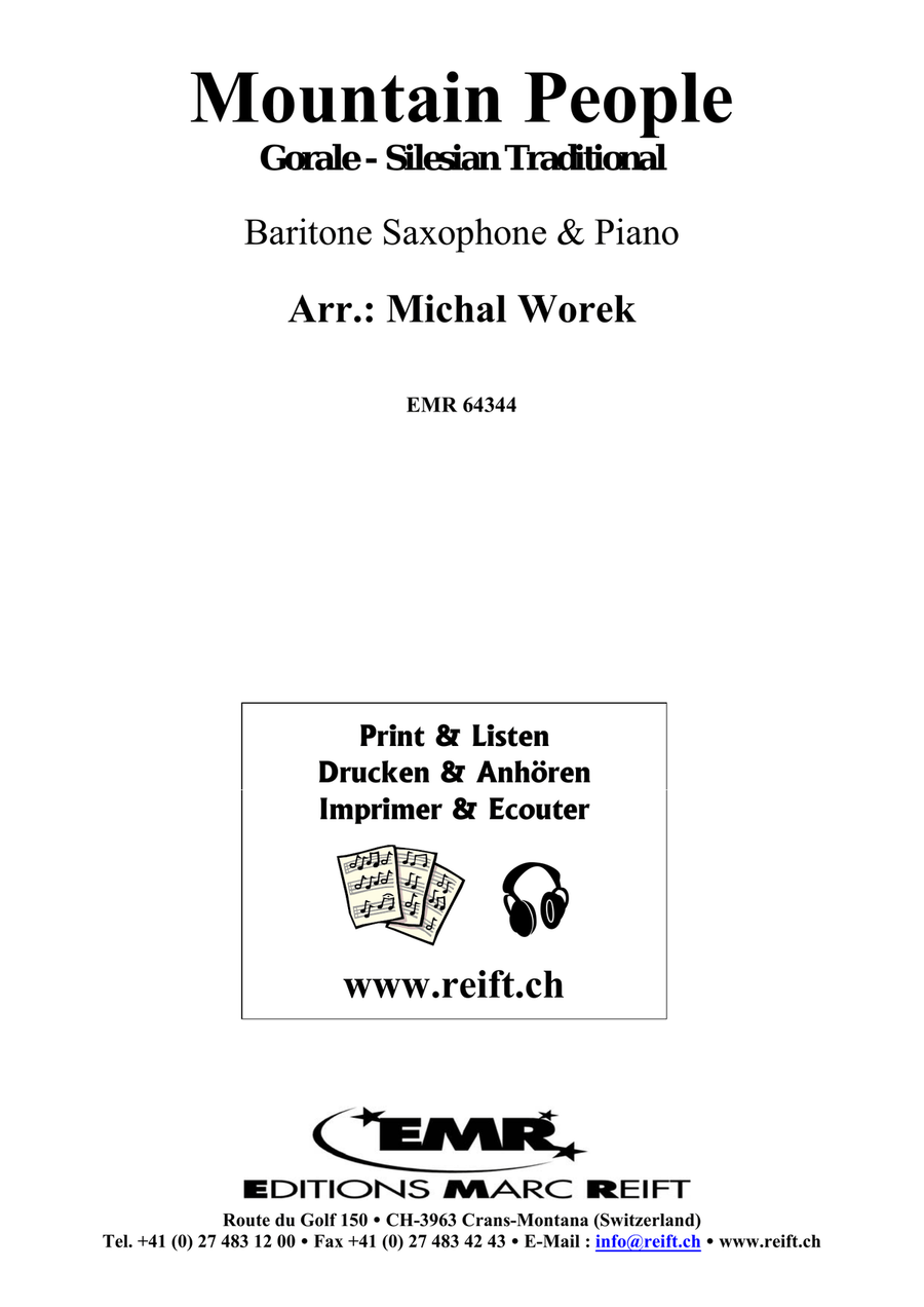 Mountain People Mountain People Baritone Saxophone scores gallery preview page 2