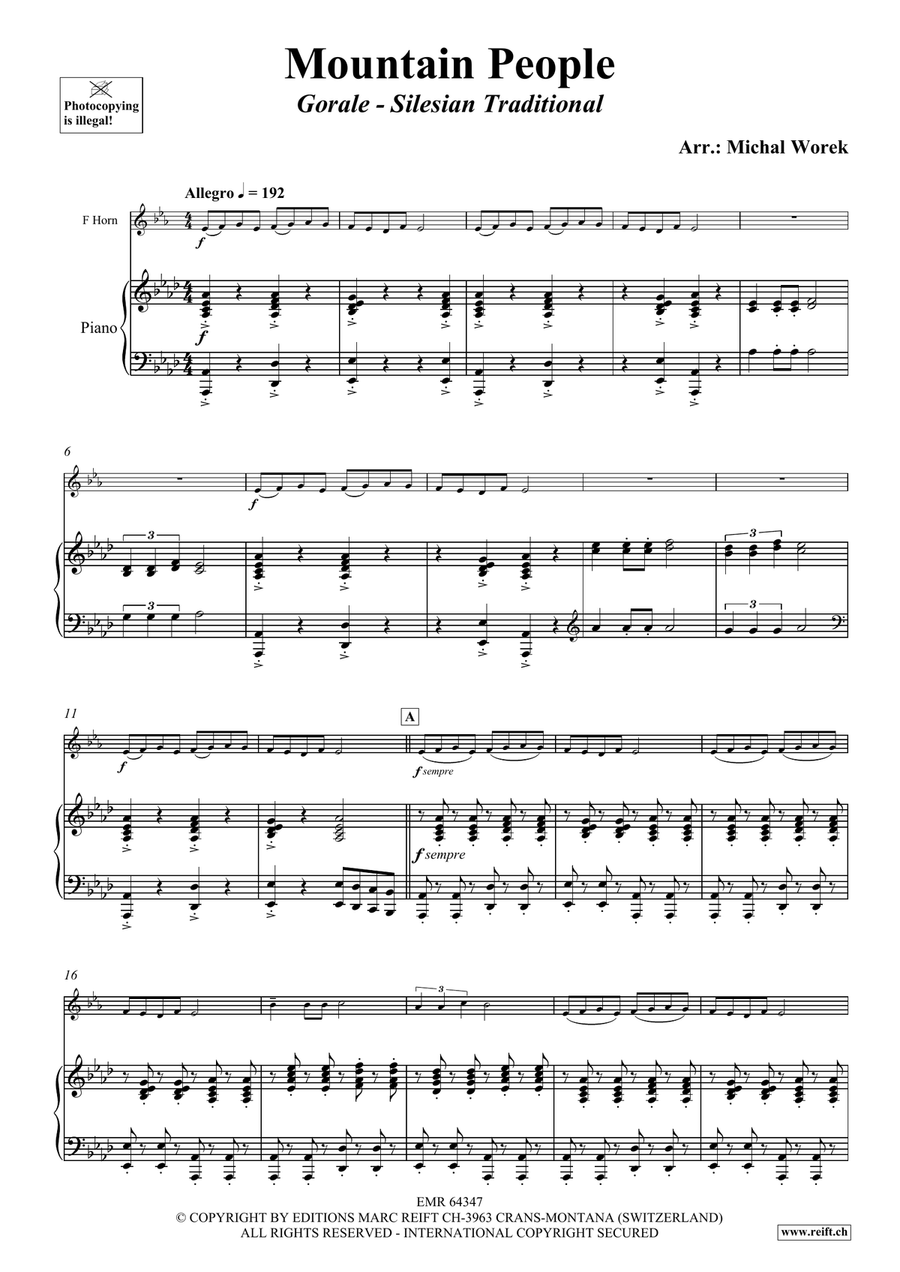 Mountain People Mountain People Horn scores gallery preview page 4