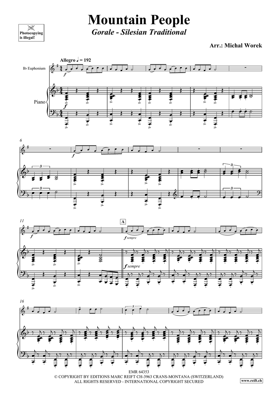 Mountain People Mountain People Euphonium scores gallery preview page 4
