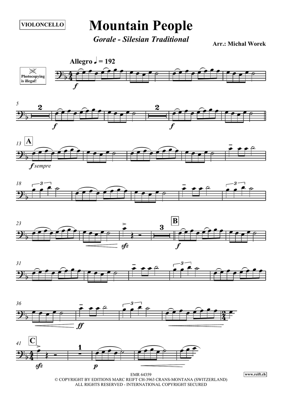 Mountain People Mountain People Piano Accompaniment scores gallery preview page 3