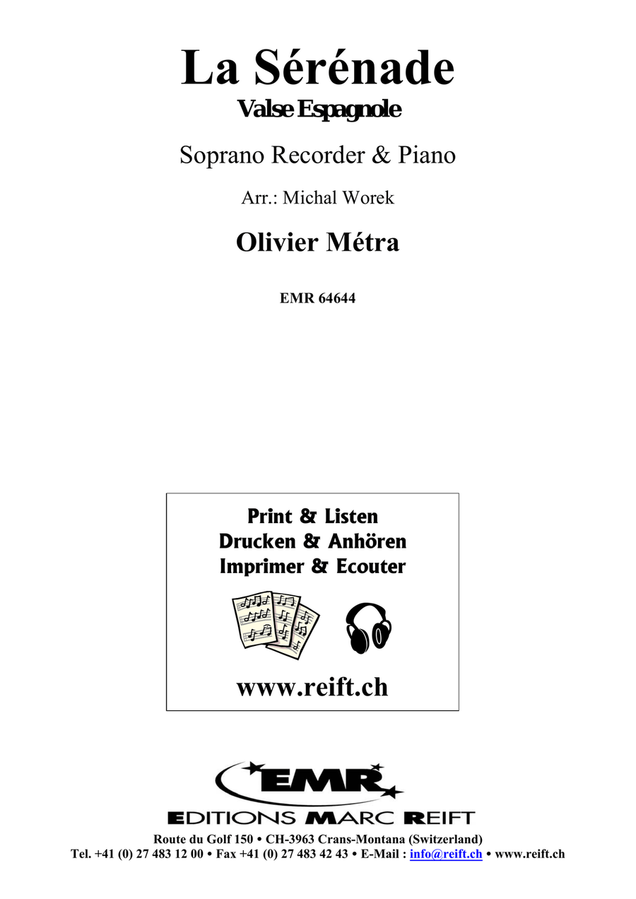 La Sérénade La Sérénade Soprano Recorder scores gallery preview page 2
