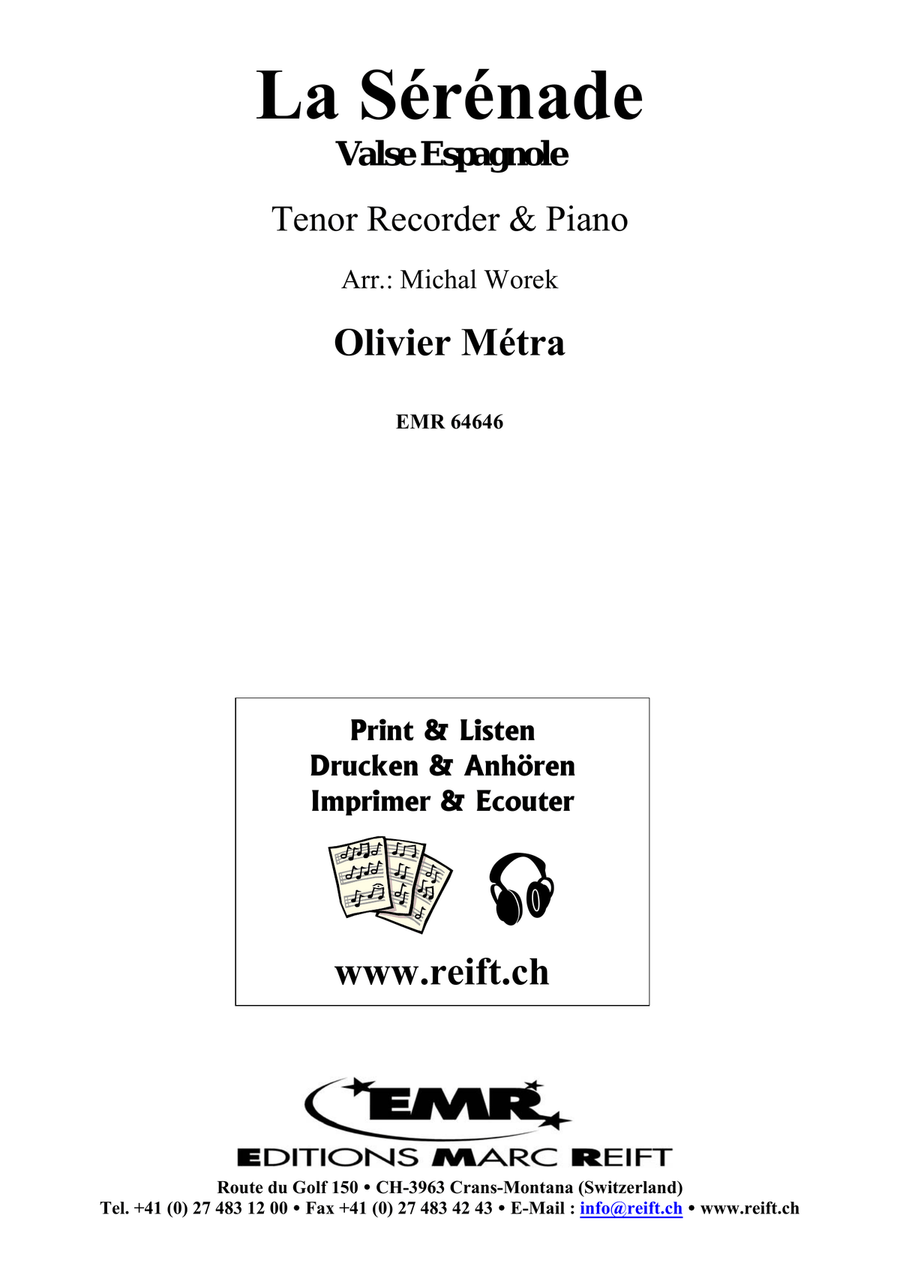 La Sérénade La Sérénade Tenor Recorder scores gallery preview page 2