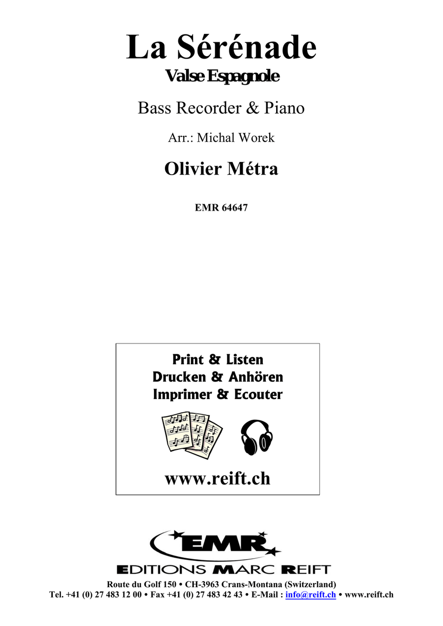 La Sérénade La Sérénade Bass Recorder scores gallery preview page 2