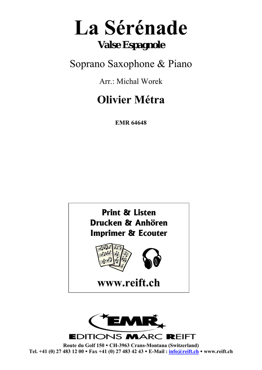 La Sérénade La Sérénade Soprano Saxophone scores gallery preview page 2