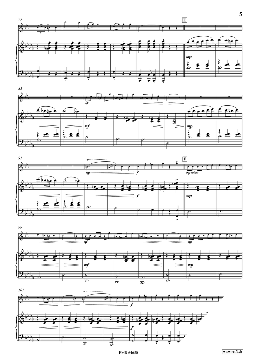 La Sérénade La Sérénade Tenor Saxophone scores gallery preview page 6