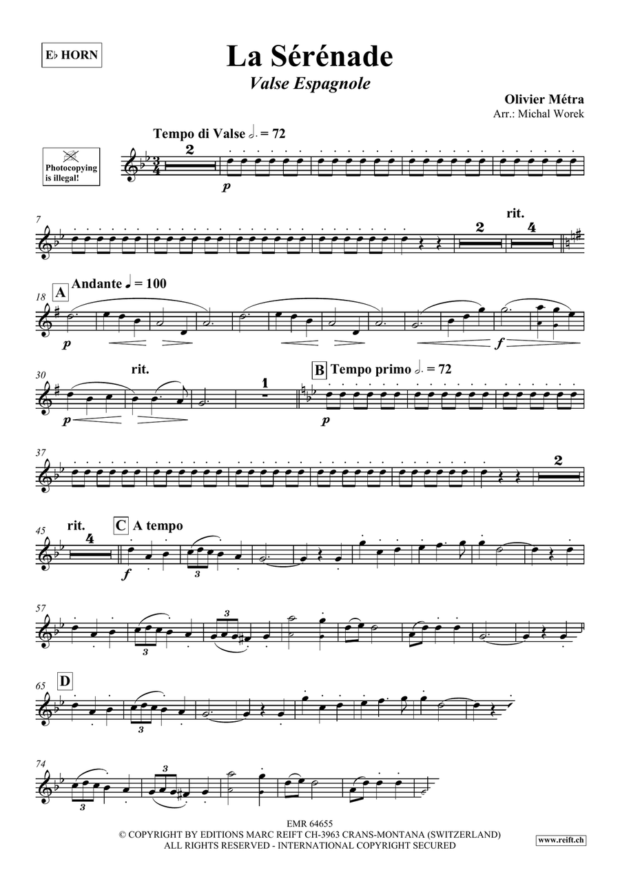 La Sérénade La Sérénade Horn scores gallery preview page 3