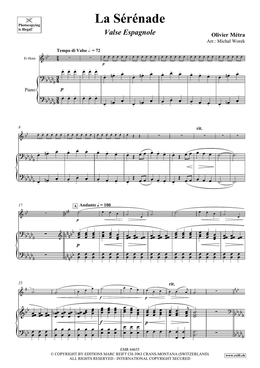 La Sérénade La Sérénade Horn scores gallery preview page 4