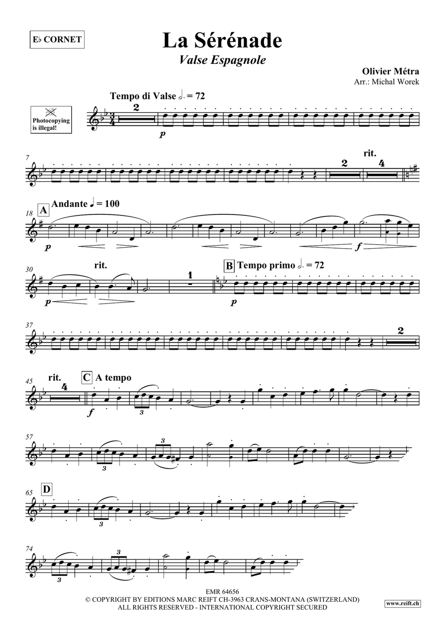 La Sérénade La Sérénade Cornet scores gallery preview page 3