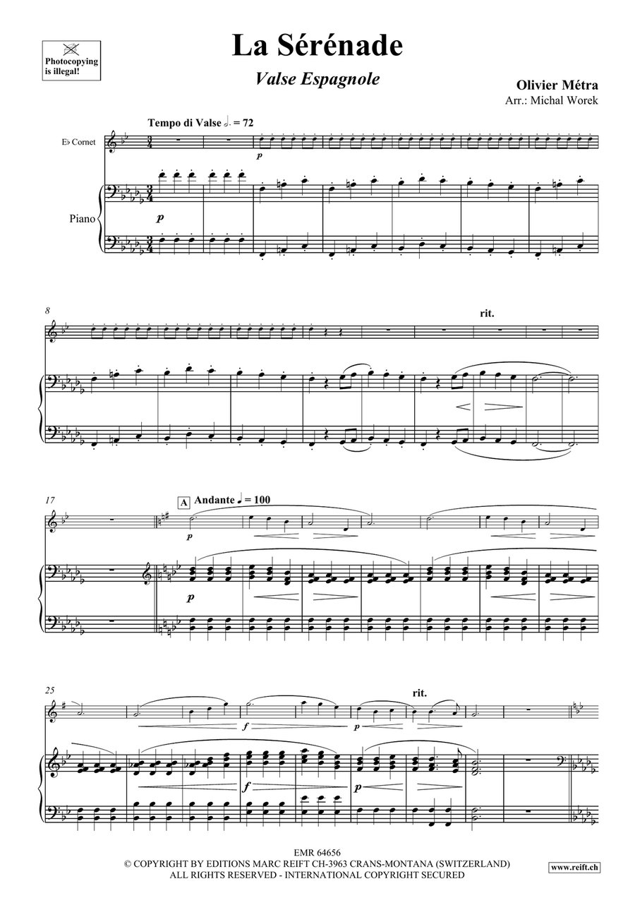 La Sérénade La Sérénade Cornet scores gallery preview page 4