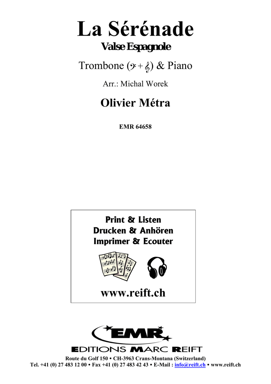 La Sérénade La Sérénade Piano Accompaniment scores gallery preview page 2