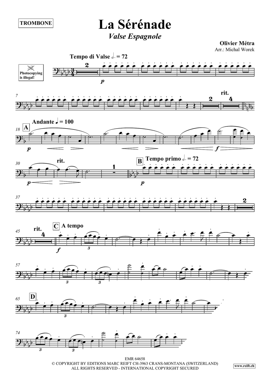 La Sérénade La Sérénade Piano Accompaniment scores gallery preview page 3