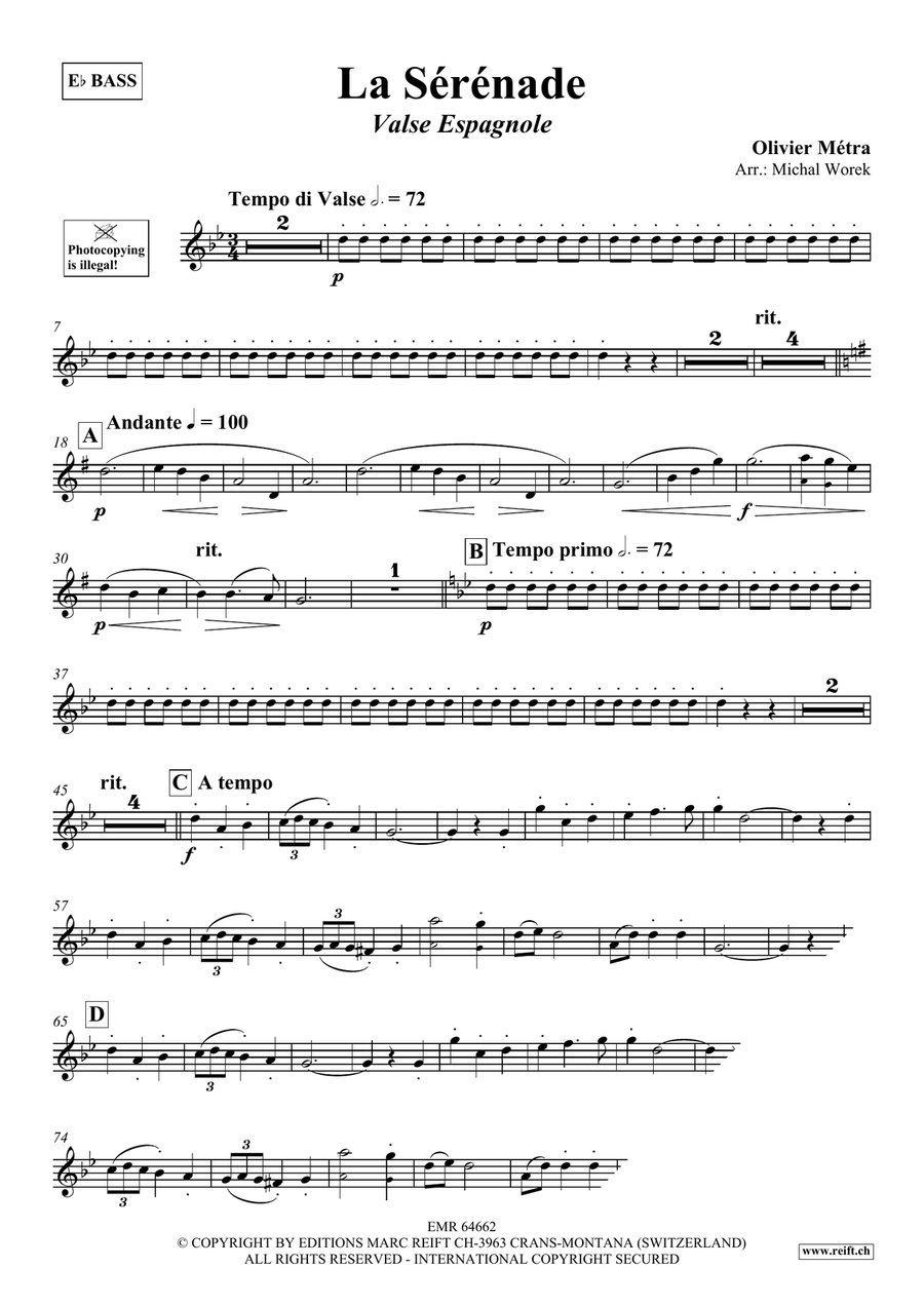 La Sérénade La Sérénade Voice Solo scores gallery preview page 3
