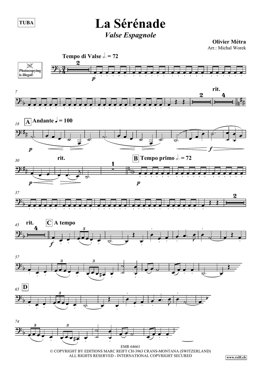 La Sérénade La Sérénade Tuba scores gallery preview page 3