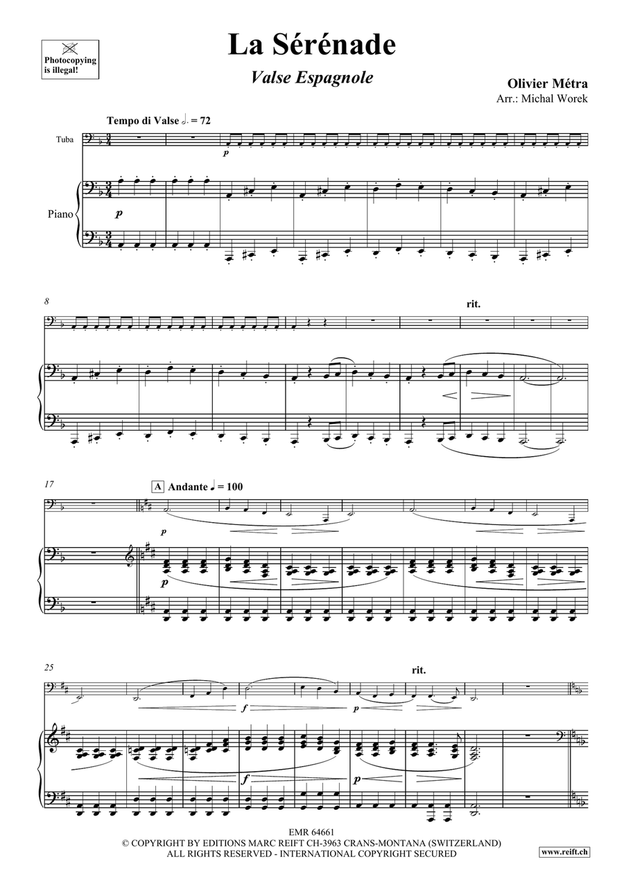 La Sérénade La Sérénade Tuba scores gallery preview page 4