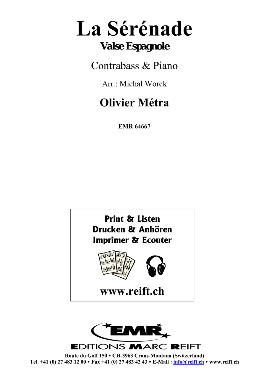 La Sérénade La Sérénade Double Bass scores gallery preview page 2