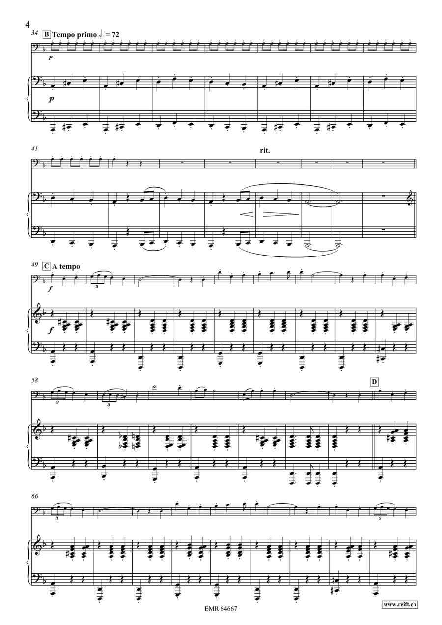 La Sérénade La Sérénade Double Bass scores gallery preview page 5