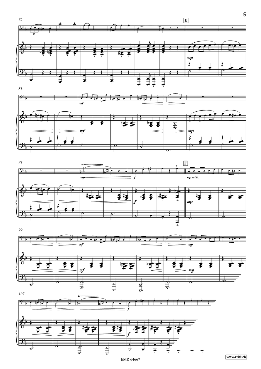 La Sérénade La Sérénade Double Bass scores gallery preview page 6