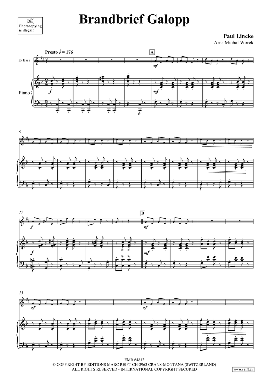 Brandbrief Galopp Brandbrief Galopp Voice Solo scores gallery preview page 4