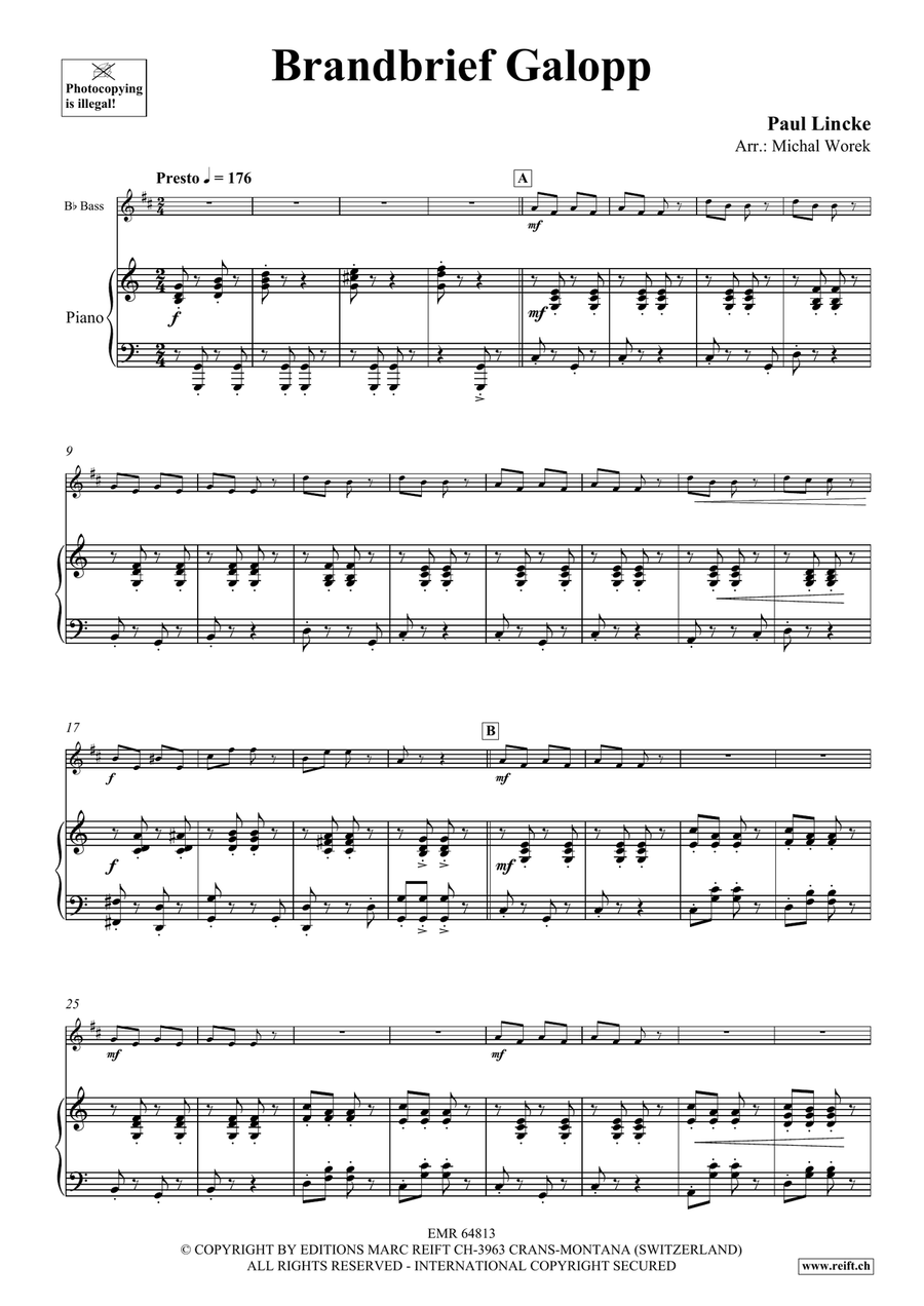 Brandbrief Galopp Brandbrief Galopp Voice Solo scores gallery preview page 4