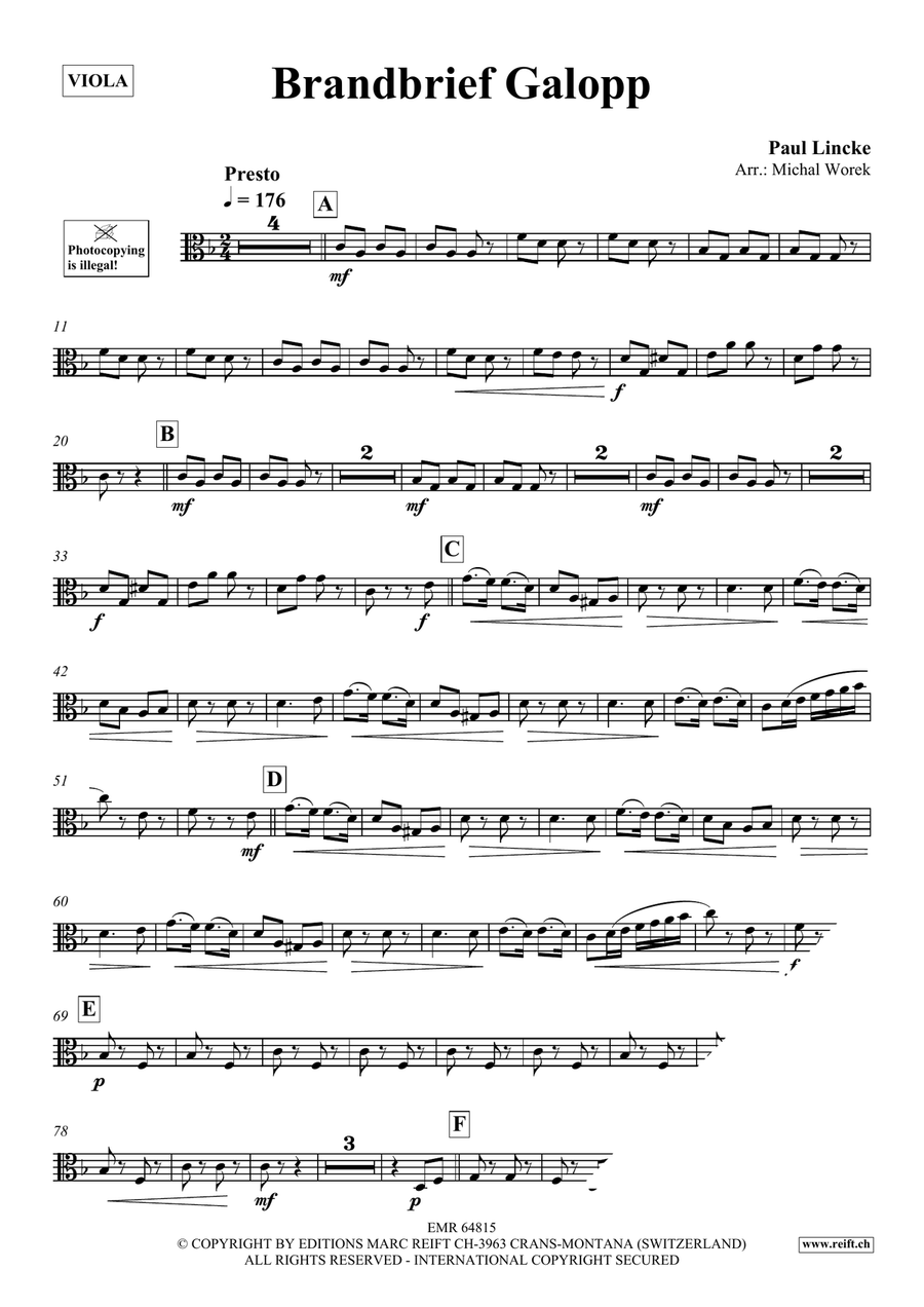 Brandbrief Galopp Brandbrief Galopp Piano Accompaniment scores gallery preview page 3