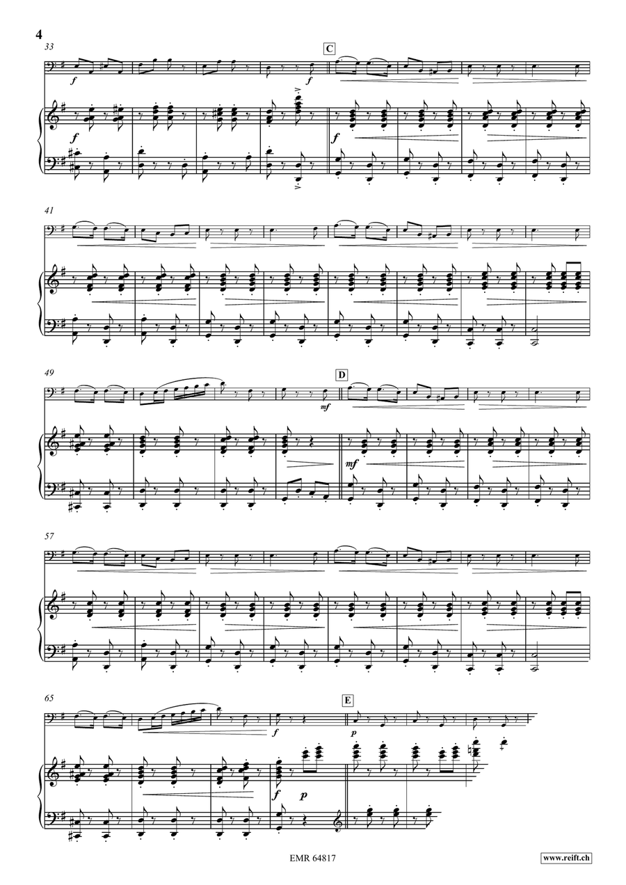Brandbrief Galopp Brandbrief Galopp Double Bass scores gallery preview page 5