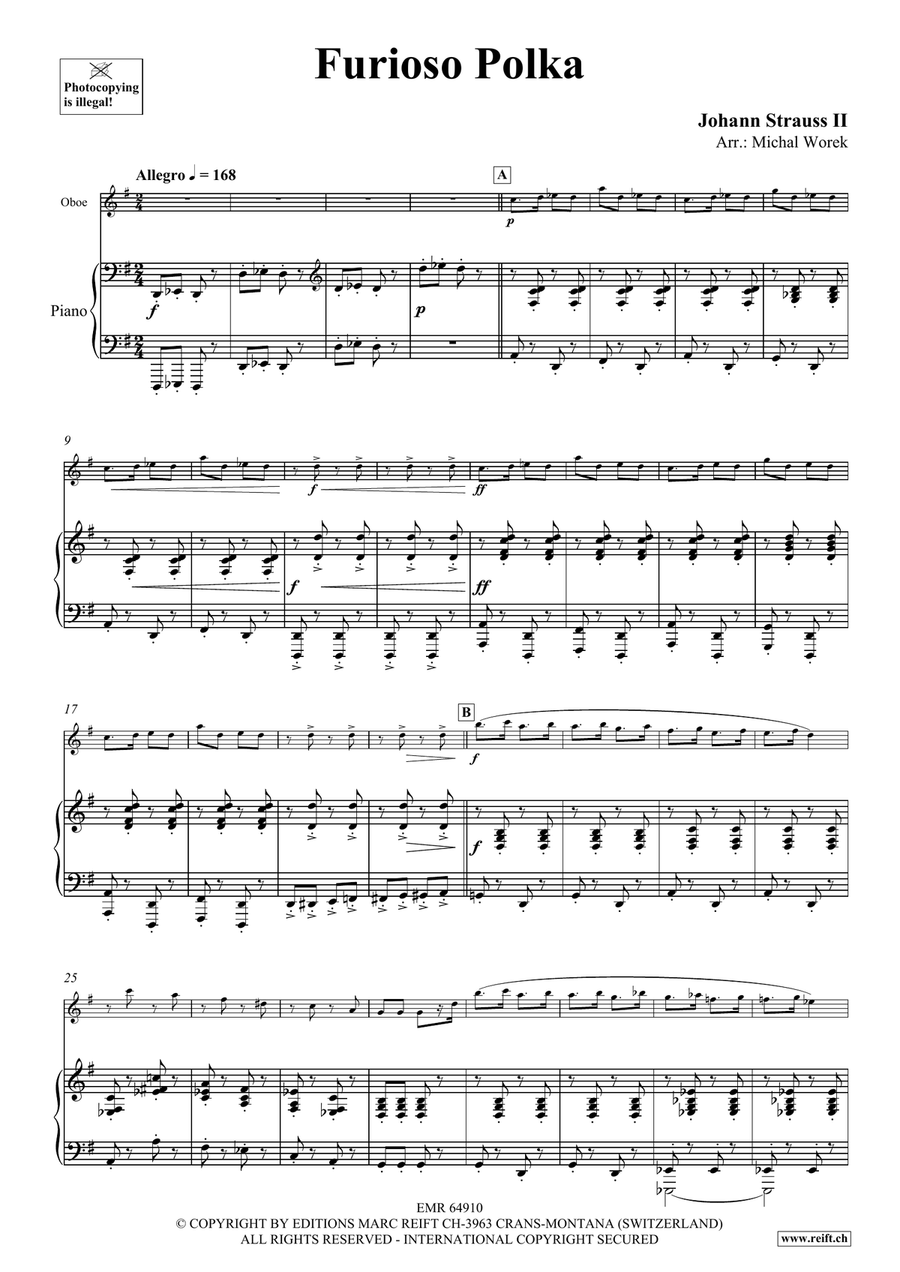 Furioso Polka Furioso Polka Piano Accompaniment scores gallery preview page 4