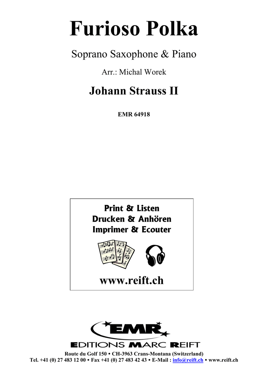 Furioso Polka Furioso Polka Soprano Saxophone scores gallery preview page 2