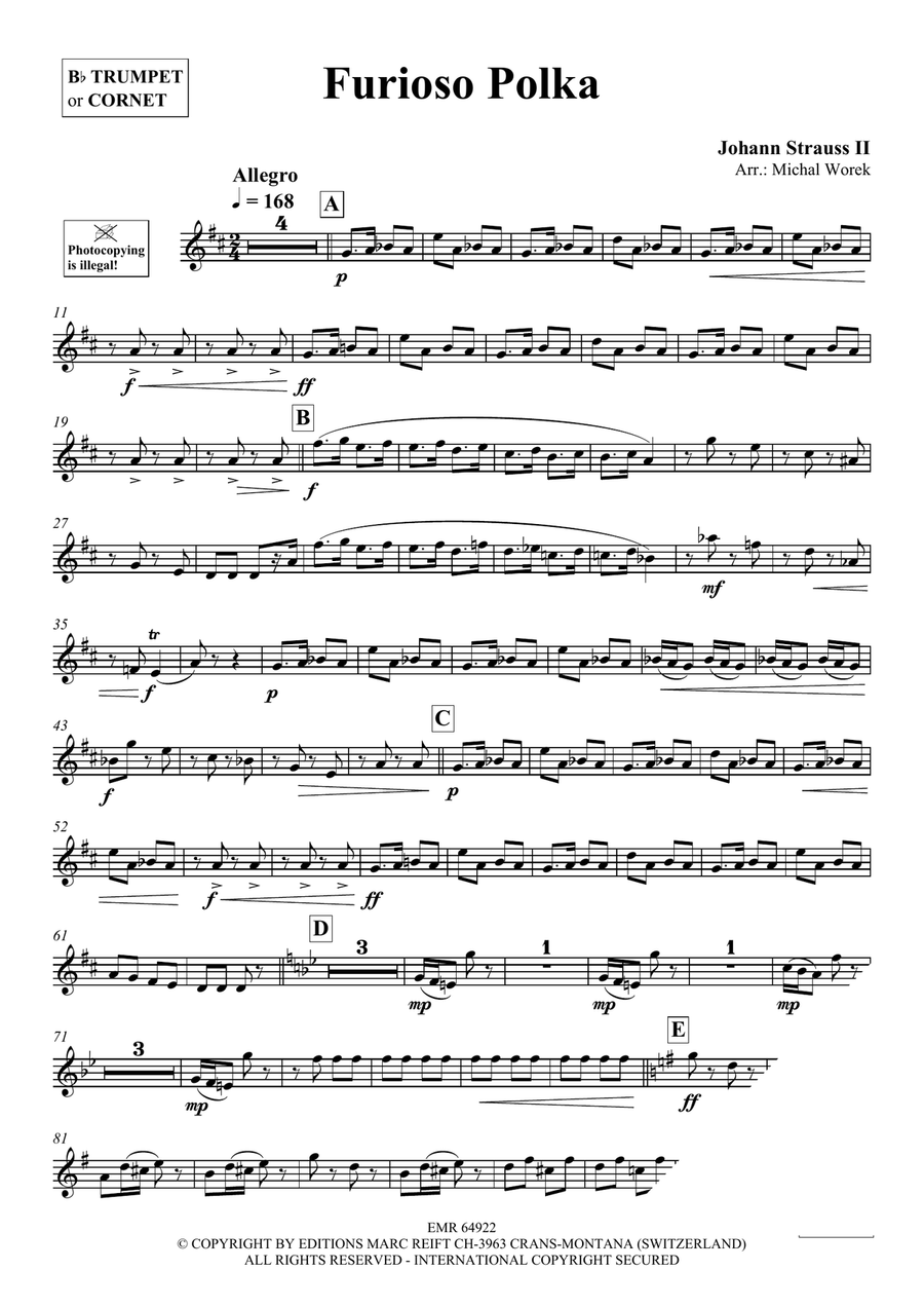 Furioso Polka Furioso Polka Cornet scores gallery preview page 3