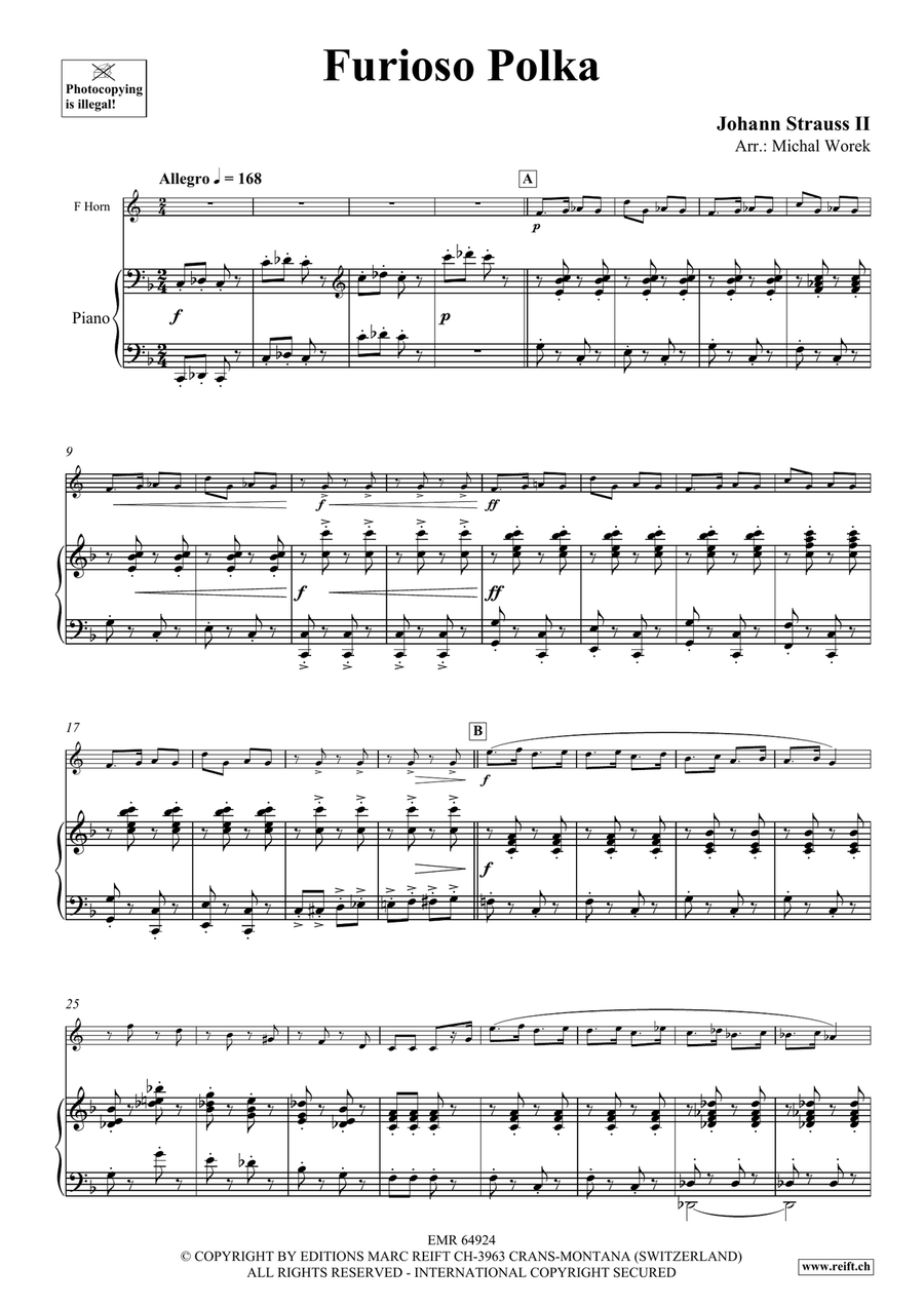 Furioso Polka Furioso Polka Horn scores gallery preview page 4