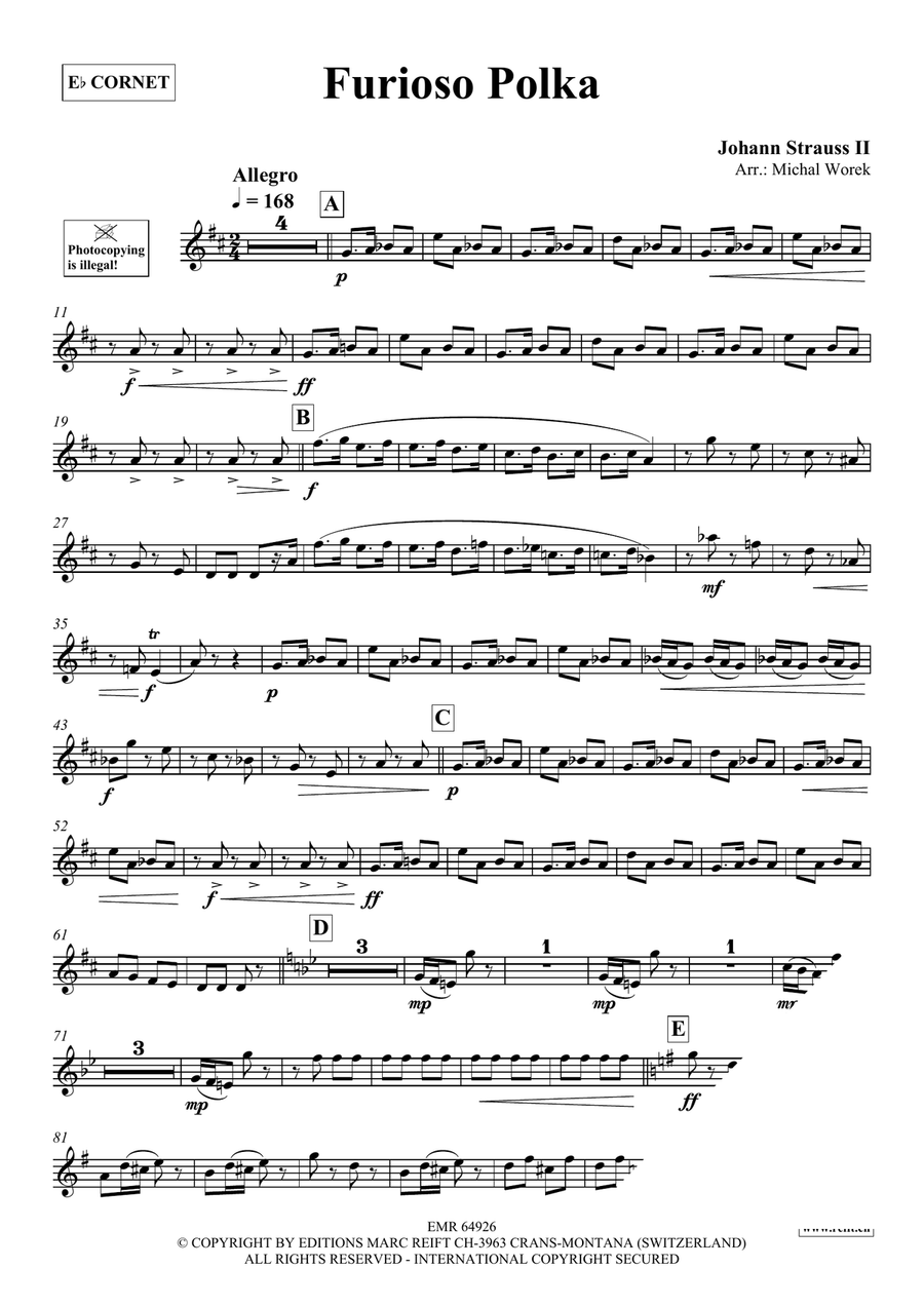Furioso Polka Furioso Polka Cornet scores gallery preview page 3